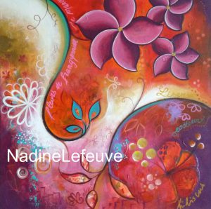 tableau,peinture,floral