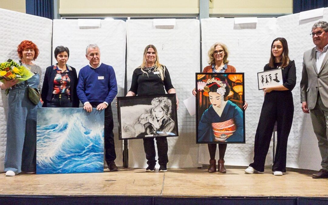 remise des prix du salon de peinture de cinq-mars-la-pile 2024