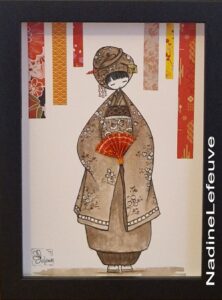 Vitrine Poupir Kokeshi