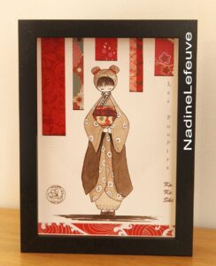 Vitrine Poupir Kokeshi